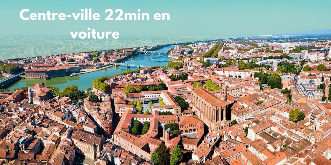 Apartament Le Pastel - Metro/ Centres De Formation-Fac-Thales Tuluza Zewnętrze zdjęcie
